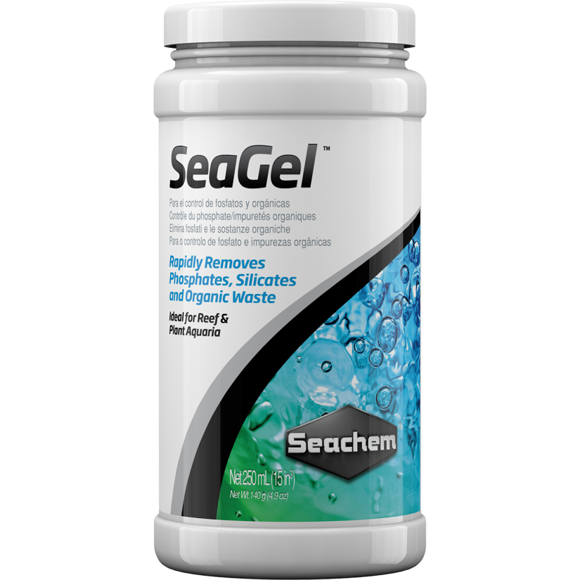 SEACHEM - Seagel 250ml - Massa filtrante para fosfatos, silicatos e metais.