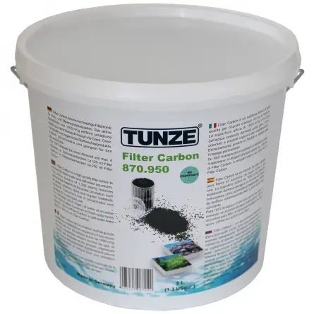 TUNZE - Filtro Carbón 0870.950 - 5 Ltr. - Carbón superactivo garantizado sin fosfatos