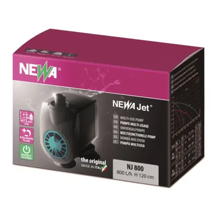 SISTEMAS DE AQUÁRIO - Newa NewJet NJ 800 - Bomba universal com vazão ajustável