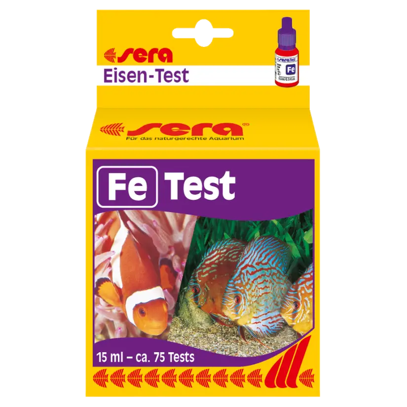 SERA - Iron Test - Analiza železa v akvariju