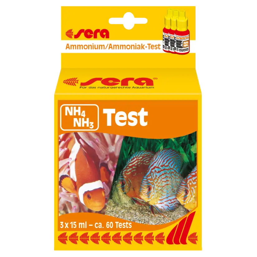 SERA - Test NH4/NH3 - Analiza klora v akvariju