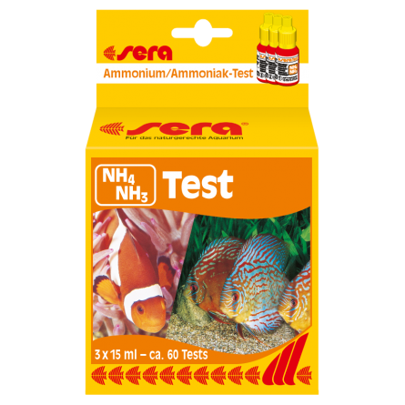 SERA - NH4/NH3-test - Chlooranalyse in aquarium