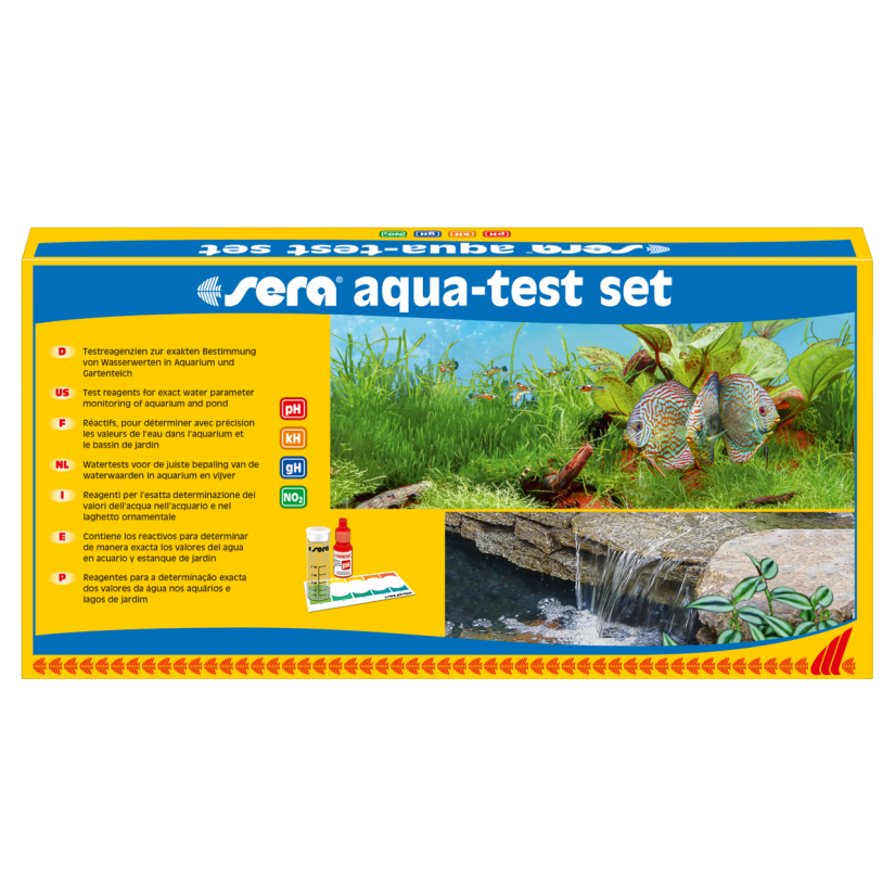 SERA - Aqua-test set - Kit de las principales pruebas de acuario