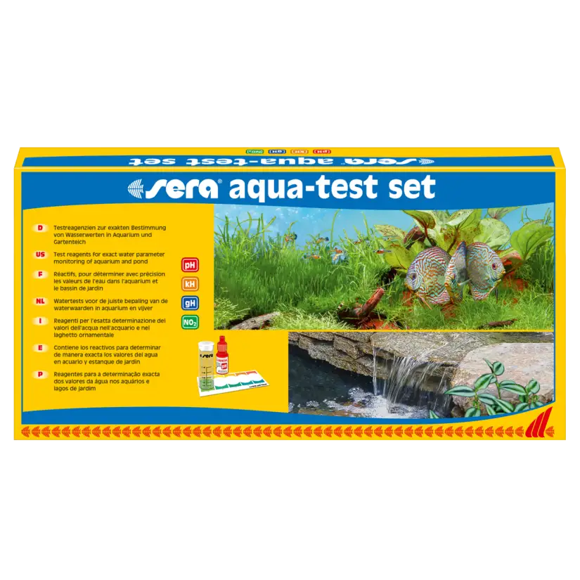 SERA - Aqua-test set - Kit de las principales pruebas de acuario