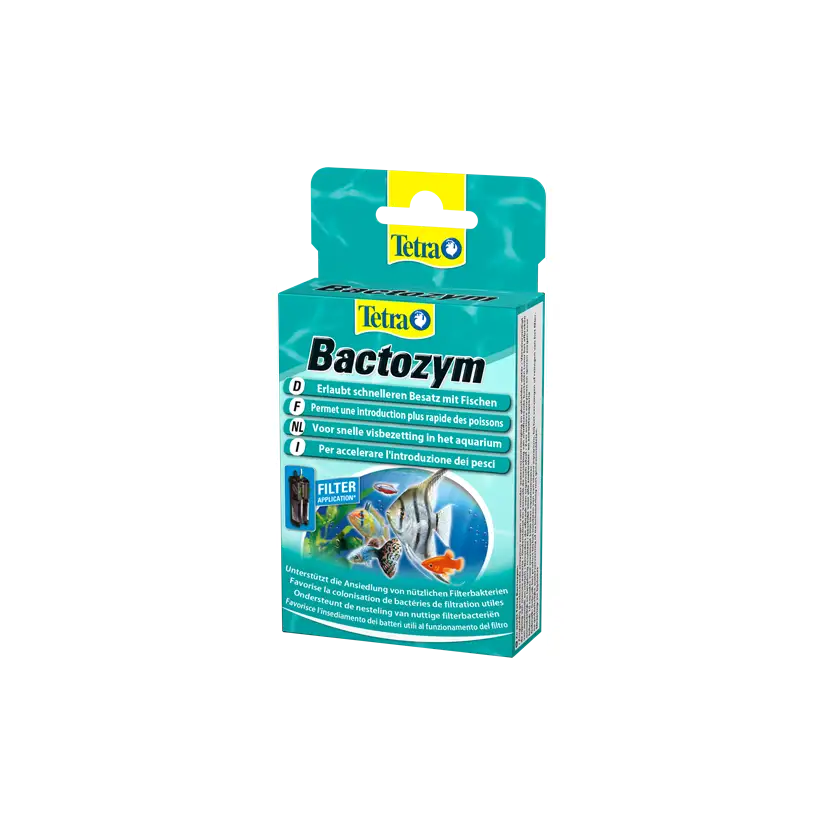 TETRA - Bactozym - 10 capsule - Batteri per acquario