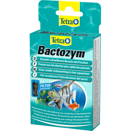 TETRA - Bactozym - 10 cápsulas - Bactérias para aquário