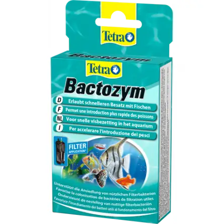 TETRA - Bactozym - 10 cápsulas - Bactérias para aquário