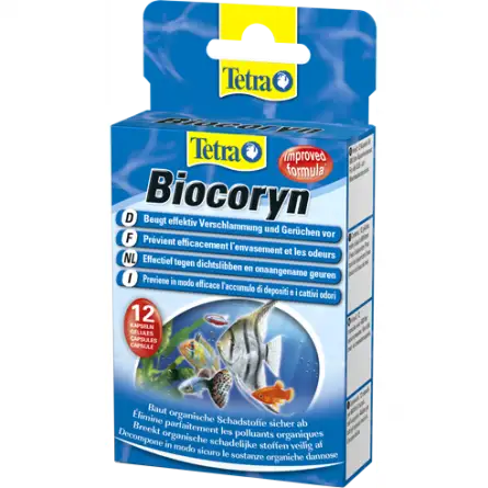 TETRA - Biocoryn - 12 cápsulas - Enzimas e bactérias para aquário