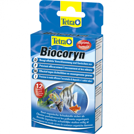 TETRA - Biocoryn - 12 cápsulas - Enzimas y bacterias para acuario