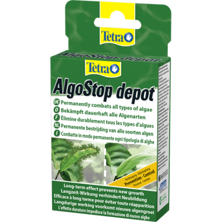 TETRA - AlgoStop depot - 12 compresse - Antialghe per acquario