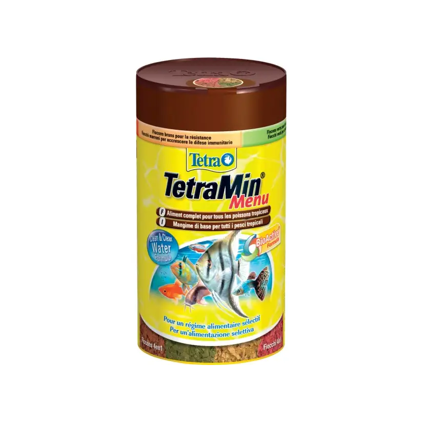 TETRA - TetraMin Menu - 100ml - Alimento en escamas para peces