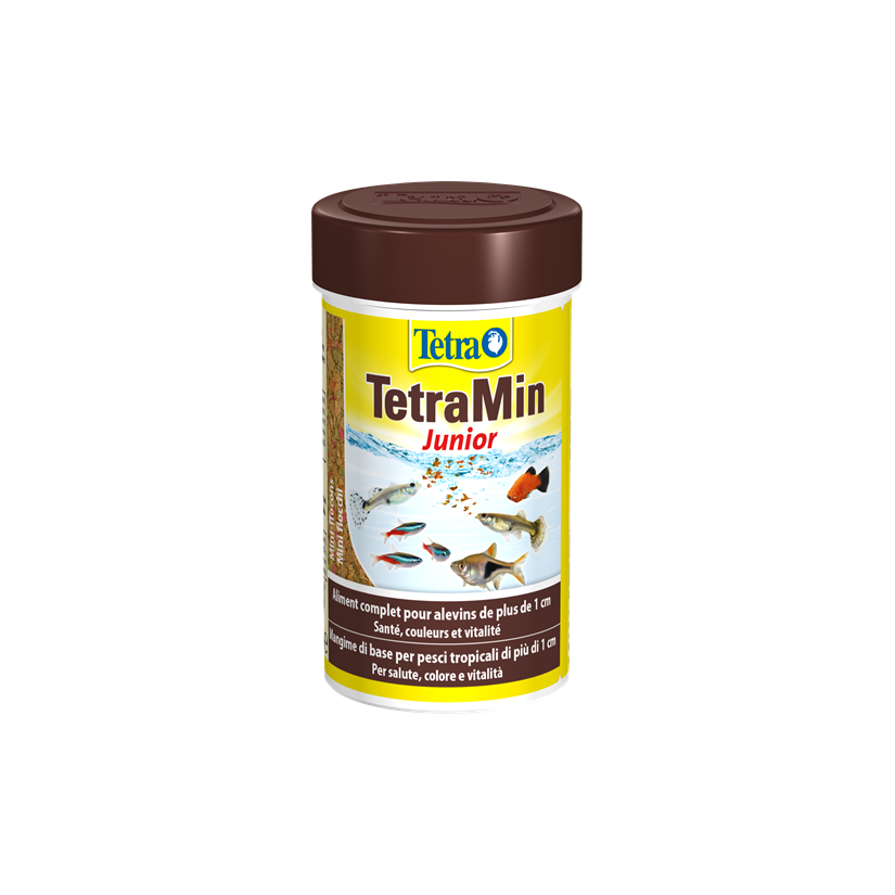 TETRA - TetraMin Junior - 100ml - Alimento em flocos para alvins