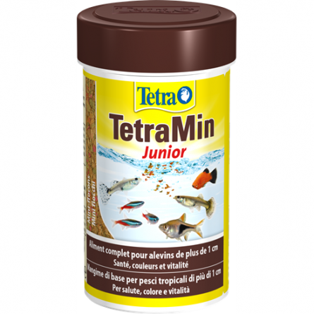 TETRA - TetraMin Junior - 100ml - Alimento em flocos para alvins