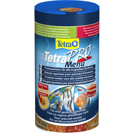 TETRA - Pro Menu - 250ml - Assortiment d'aliment supérieur pour poissons