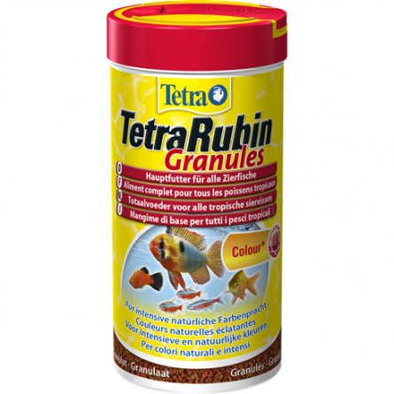 TETRA - TetraRubin Granules - 250ml - Mélange de granulés pour poissons