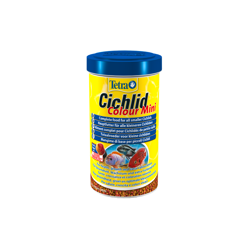 TETRA - Cichlid Color Mini - 500ml - Pellets for small cichlids