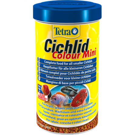 TETRA - Cichlid Color Mini - 500ml - Pellets for small cichlids