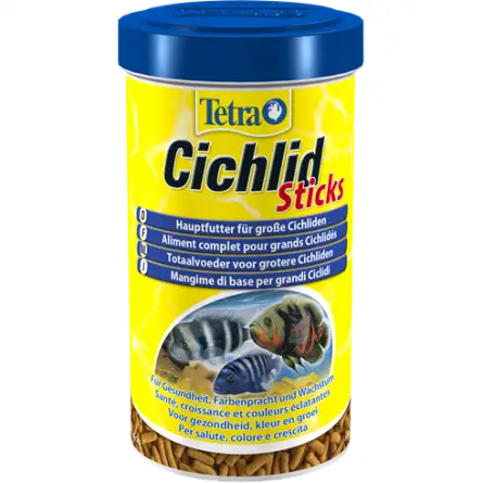 TETRA - Cichlid Sticks - 500 ml - Futter in Sticks für Cichliden