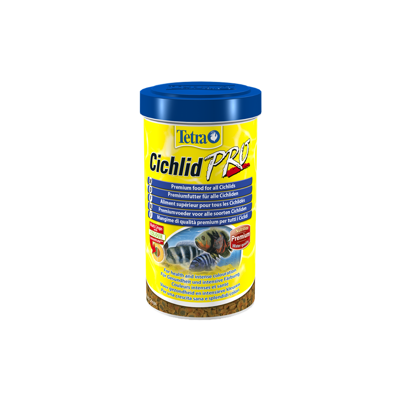 TETRA - Cichlid Pro - 500ml - Comida en chips superior para cíclidos