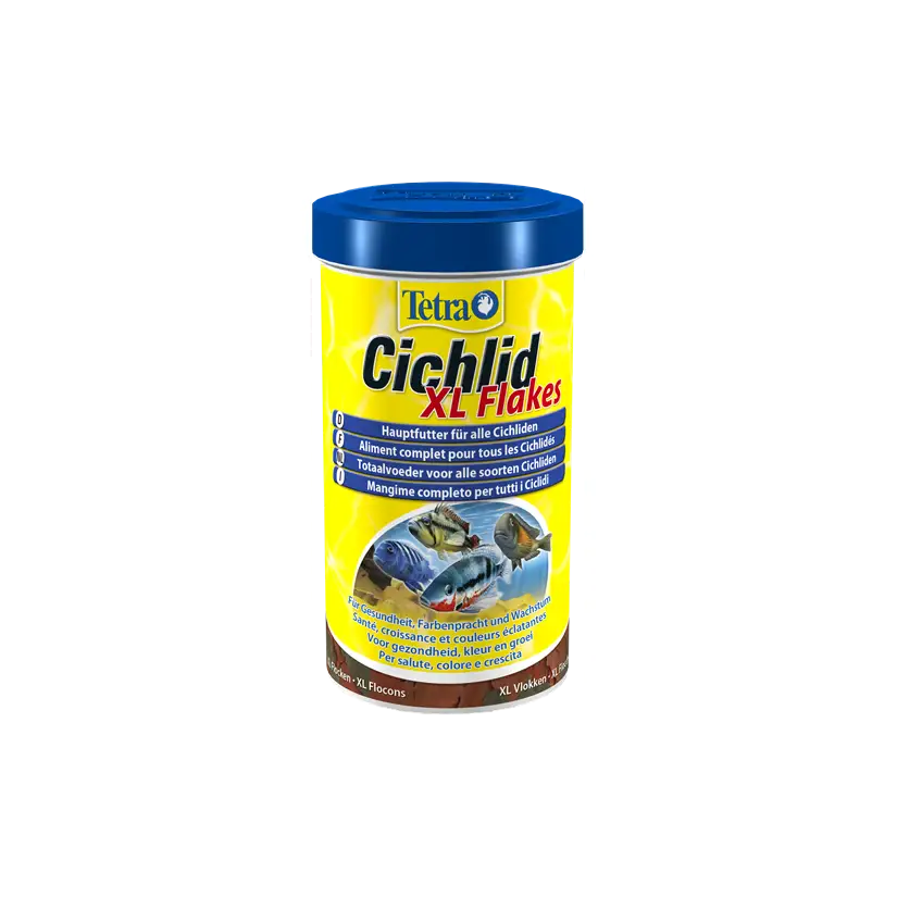 TETRA - Cichlid XL Flocken - 500 ml - Alleinfuttermittel für alle Buntbarsche