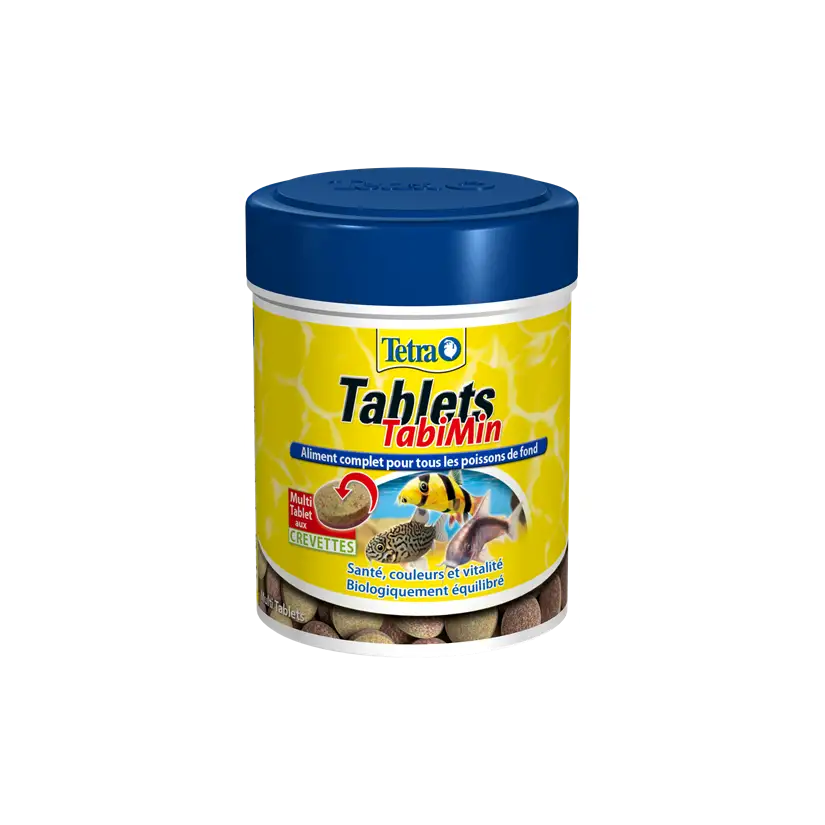 TETRA - TabiMin Tablets - 66ml - Alimento completo para todos los peces de fondo