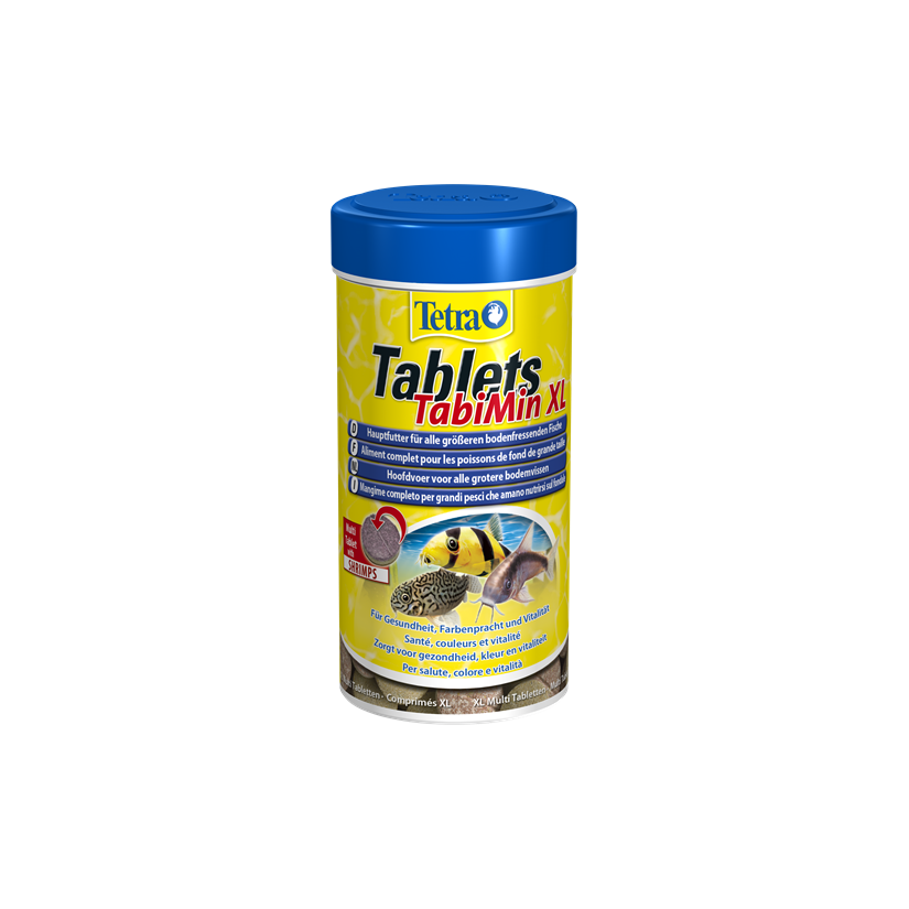 TETRA - TabiMin XL Tablets - 150ml - Alimento completo para peixes de fundo grande