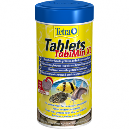TETRA - TabiMin XL tablets - 133 tablets - Complete feed for large bottom  fish
