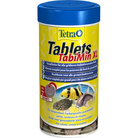 TETRA - TabiMin XL Tablets - 150ml - Complete food for large bottom fish