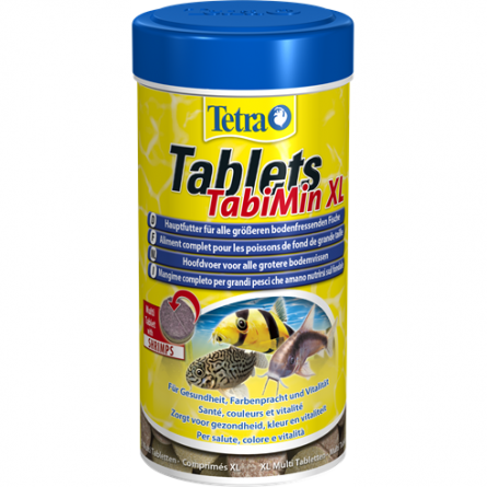 TETRA - TabiMin XL Tabletten - 150ml - Compleet voer voor grote bodemvissen