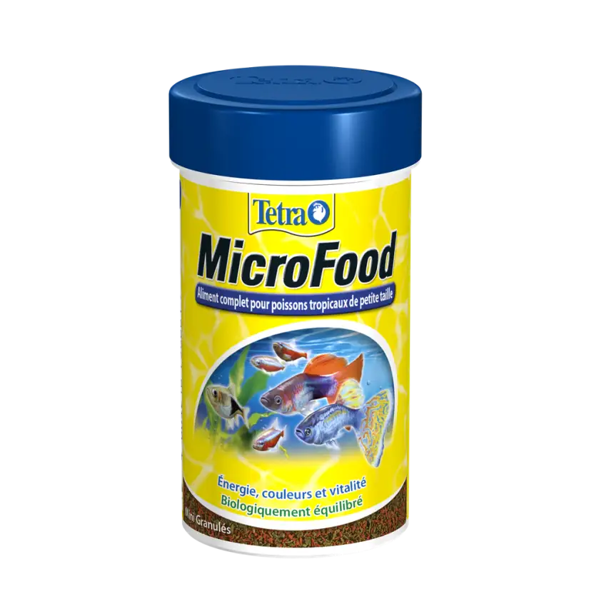 TETRA - MicroFood - 100 ml - Popolna hrana za majhne ribe