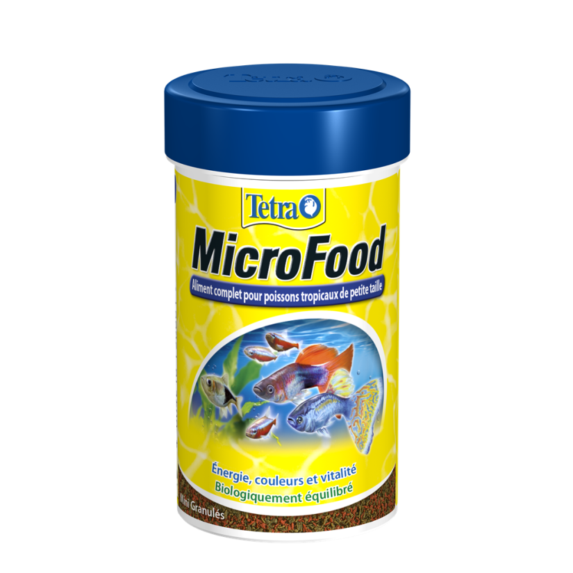 TETRA - MicroFood - 100ml - Aliment complet pour petits poissons