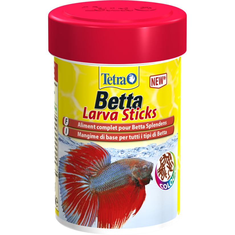 TETRA - Betta LarvaSticks - 85ml - Alimento enriquecido para peces de pelea.