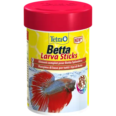 TETRA - Betta LarvaSticks - 85 ml - Angereichertes Futter für Kampffische.