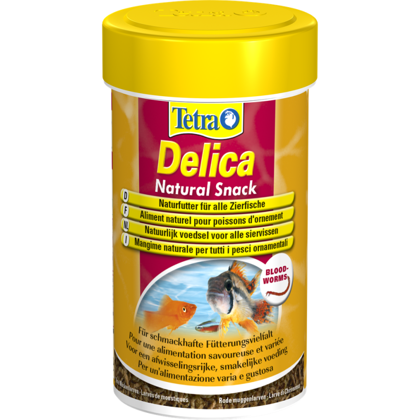 TETRA – Delica Bloodworms – 100 ml – gefriergetrocknete rote Mückenlarven