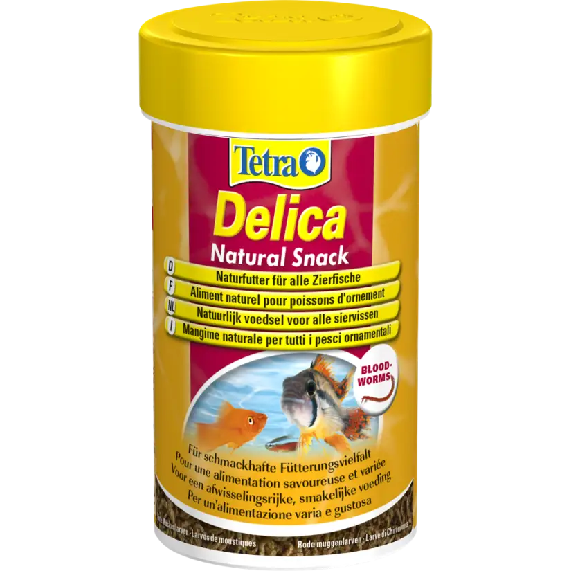 TETRA – Delica Bloodworms – 100 ml – gefriergetrocknete rote Mückenlarven