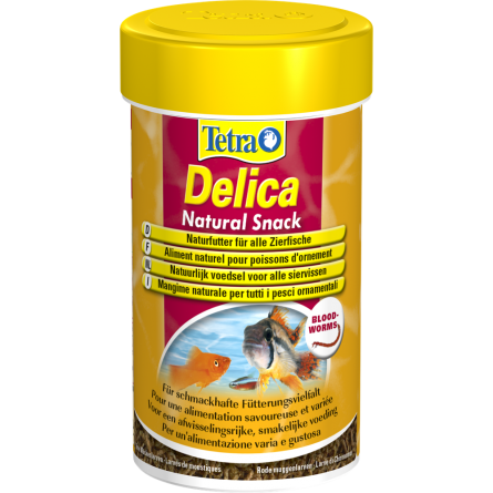 TETRA – Delica Bloodworms – 100 ml – gefriergetrocknete rote Mückenlarven