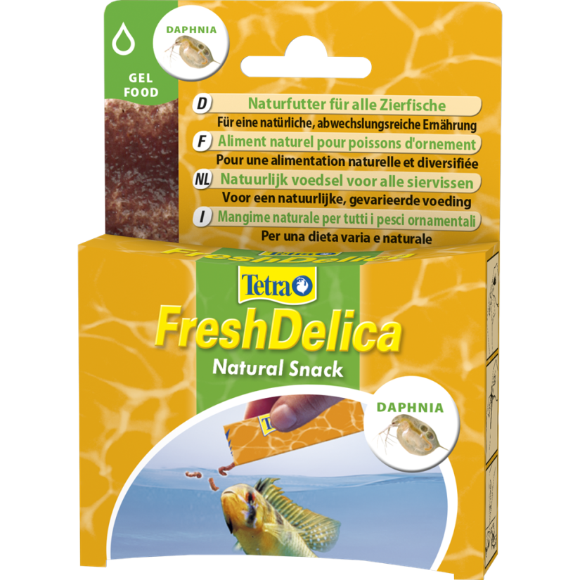 TETRA - FreshDelica Daphnia - 100ml - Guloseimas nutritivas em gel