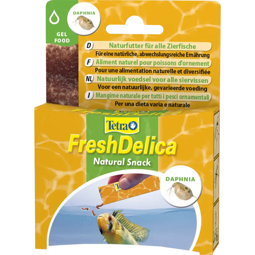 TETRA - FreshDelica Daphnia - 100ml - Voedzame geltraktaties