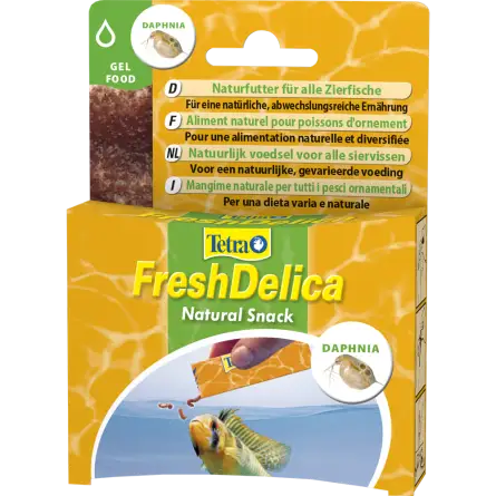 TETRA - FreshDelica Daphnia - 100ml - Voedzame geltraktaties