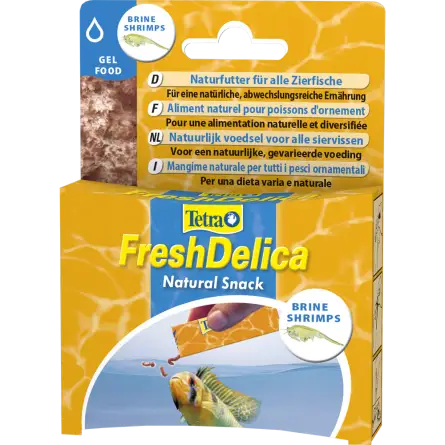 TETRA - FreshDelica Brine Shrimps - 48g - Dolcetti nutrienti in gel