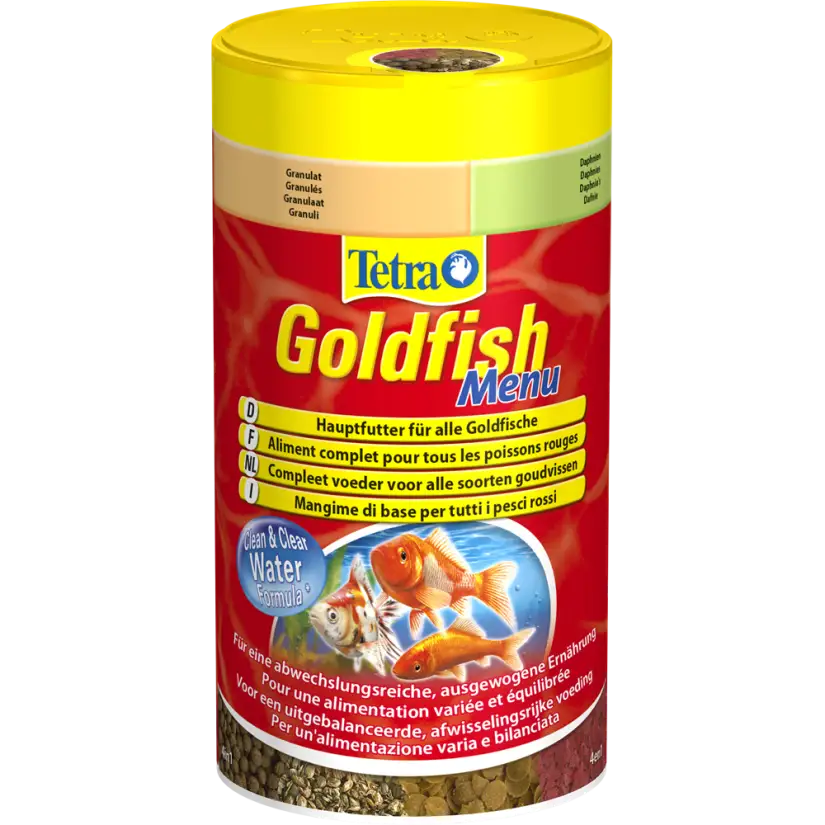 TETRA - Goldfisch-Menü - 250 ml - Abwechslungsreiches Futter für Goldfische