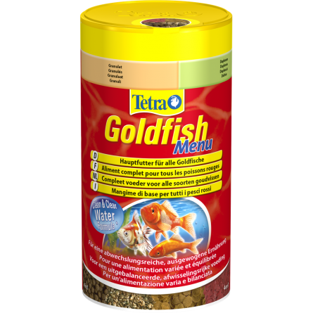 TETRA - Goldfisch-Menü - 250 ml - Abwechslungsreiches Futter für Goldfische