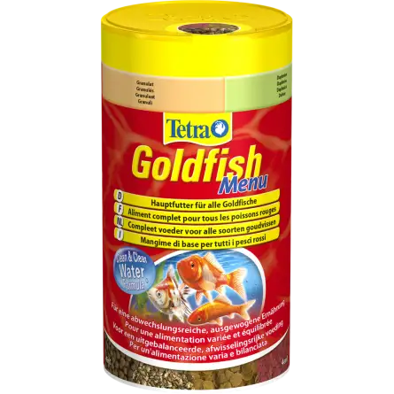 TETRA - Goldfisch-Menü - 250 ml - Abwechslungsreiches Futter für Goldfische