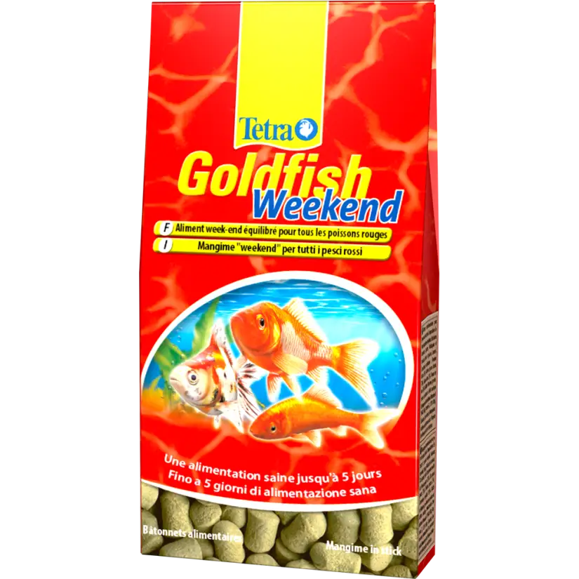 TETRA - Goldfish Weekend - 40 pz - Mangime in stick per vacanze brevi