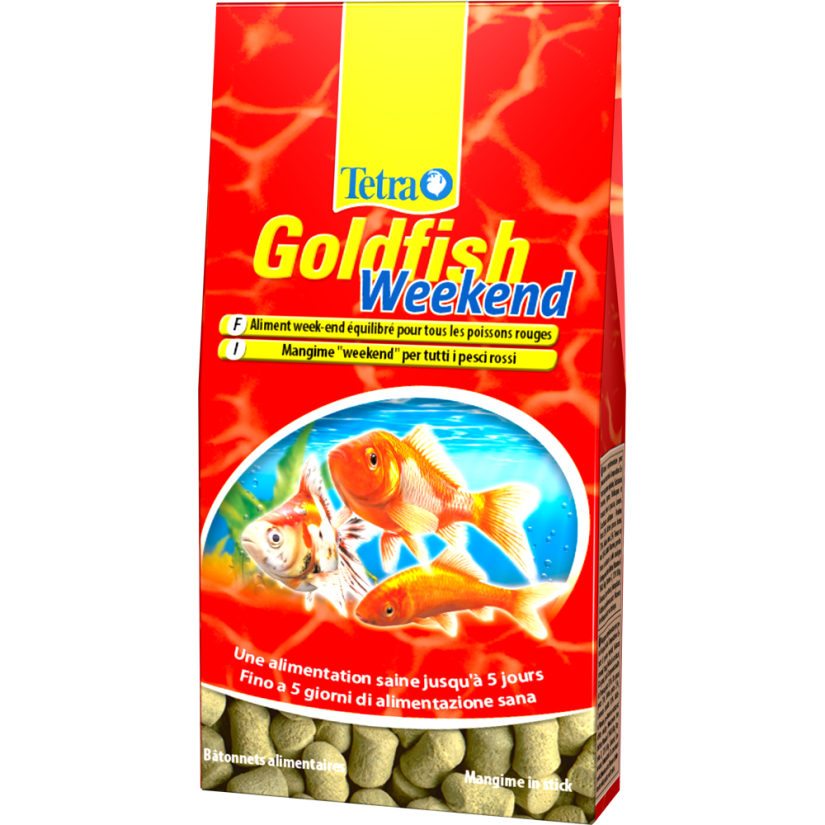 TETRA - Goldfish Weekend - 40 uds - Alimento en barra para vacaciones cortas