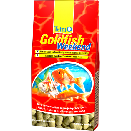 TETRA - Goldfish Weekend - 40 pz - Mangime in stick per vacanze brevi