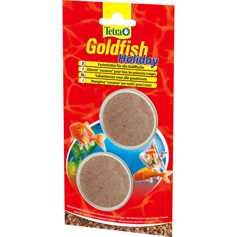 TETRA - Goldfish Holiday - 1 x 12g - Alimento en tableta para largas vacaciones