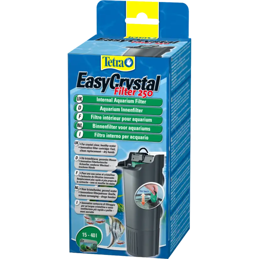 TETRA - EasyCrystal 250 - Filtro para acuarios de 15 a 40 litros