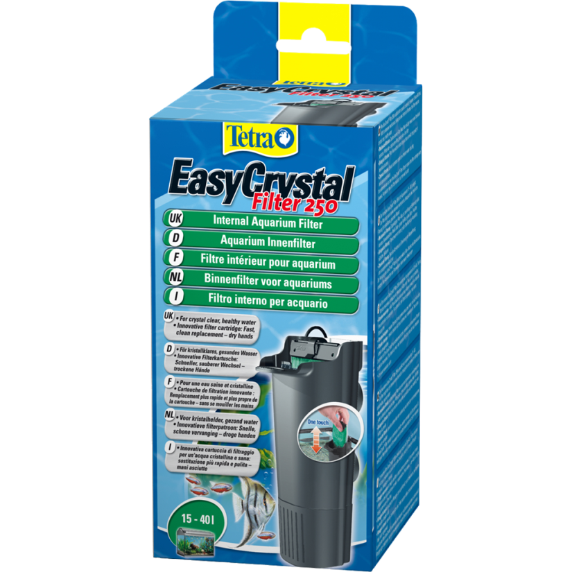 TETRA - EasyCrystal 250 - Filtro para aquário de 15 a 40 litros