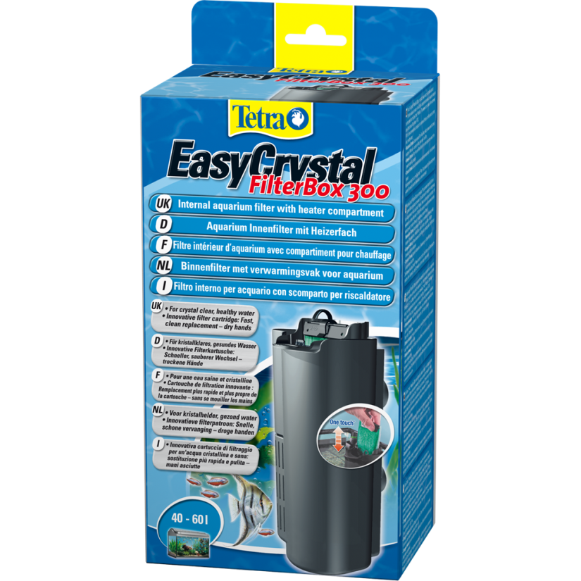 TETRA - EasyCrystal 300 - Filter voor aquarium van 15 tot 40 liter